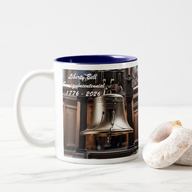 De Café Em Dois Tons Caneca (Com Donut)