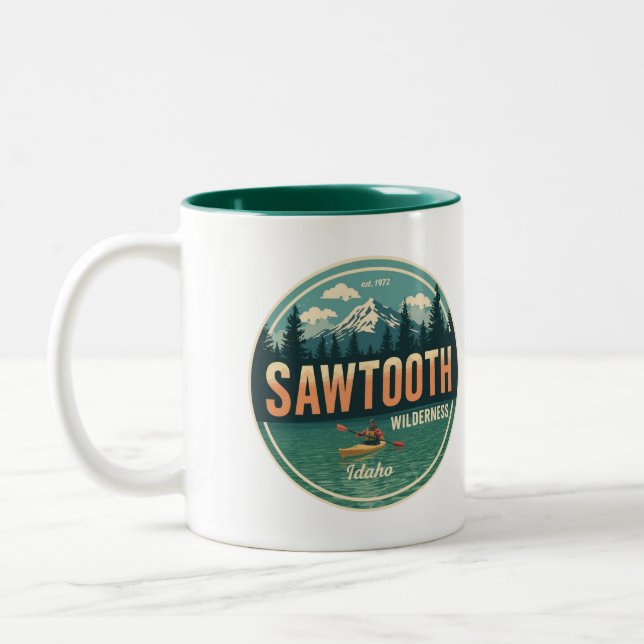 De Café Em Dois Tons Caneca (Esquerda)
