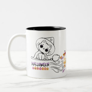 De Café Em Dois Tons Caneca