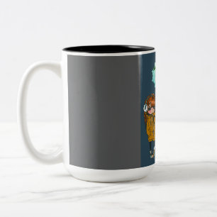 De Café Em Dois Tons Caneca