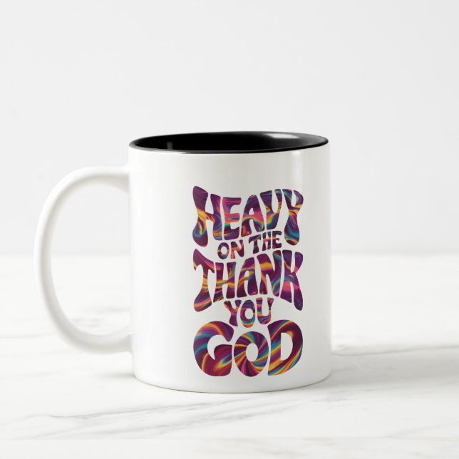 De Café Em Dois Tons Caneca (Esquerda)