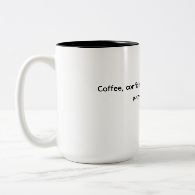 De Café Em Dois Tons Caneca (Esquerda)