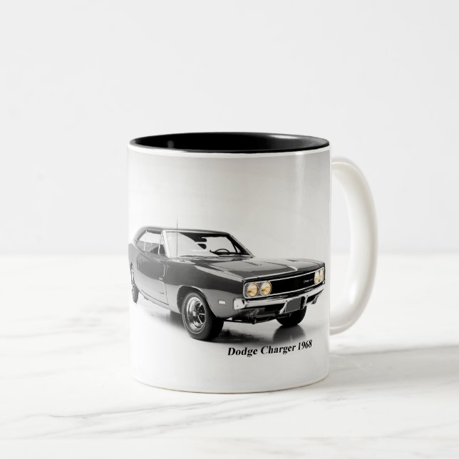 De Café Em Dois Tons Caneca (Frente Esquerda)