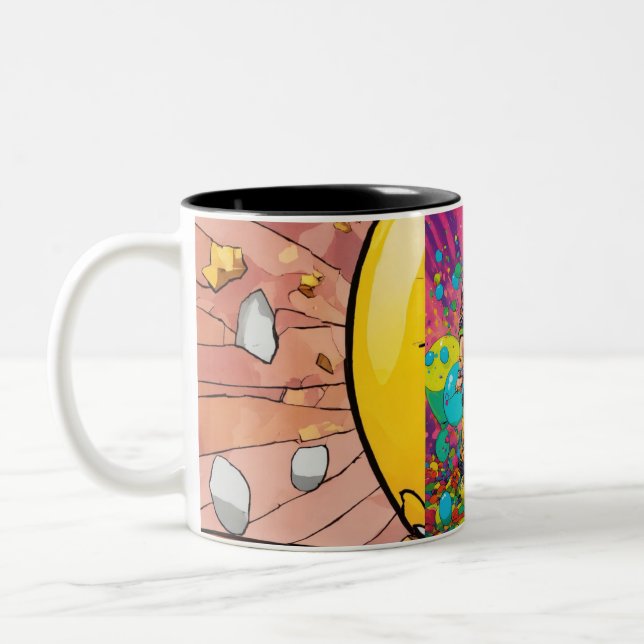 De Café Em Dois Tons Caneca (Esquerda)