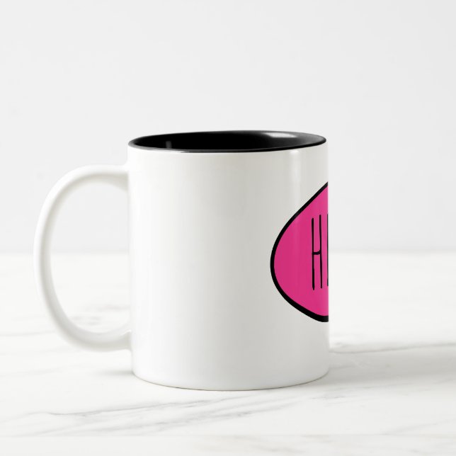 De Café Em Dois Tons Caneca (Esquerda)
