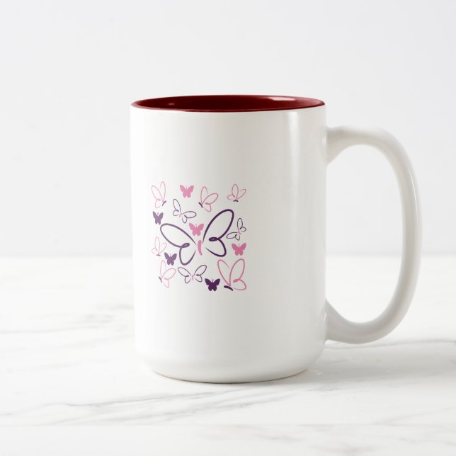 De Café Em Dois Tons Caneca (Direita)