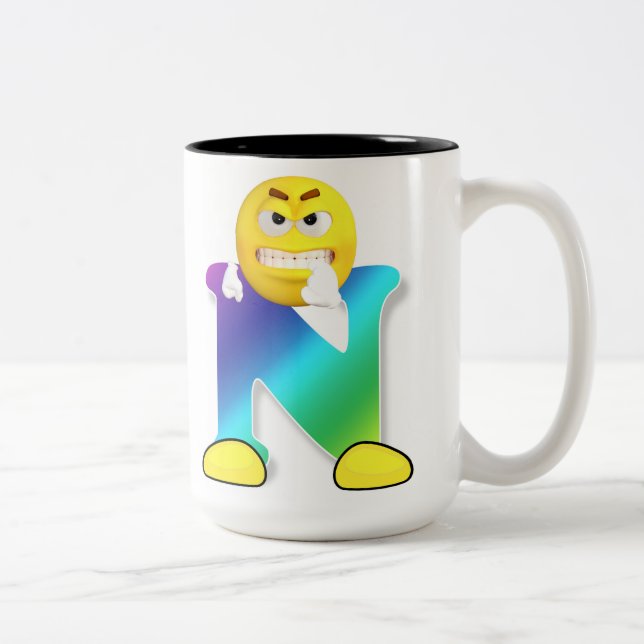 De Café Em Dois Tons Caneca (Direita)
