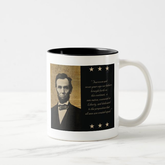 De Café Em Dois Tons caneca (Direita)
