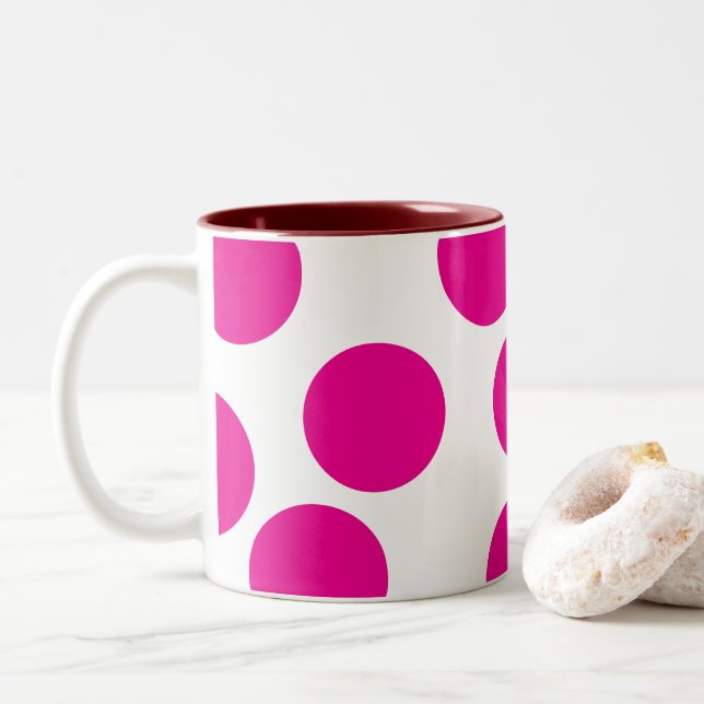 De Café Em Dois Tons Caneca (Com Donut)