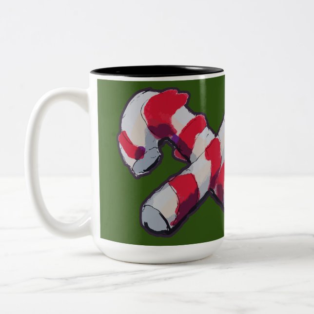 De Café Em Dois Tons Caneca (Esquerda)