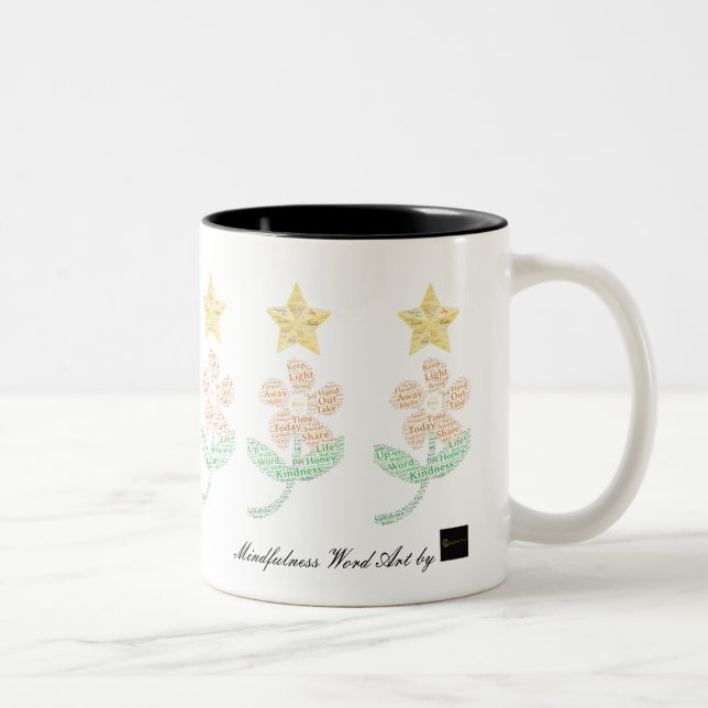 De Café Em Dois Tons Caneca (Direita)