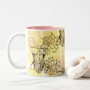 De Café Em Dois Tons Caneca