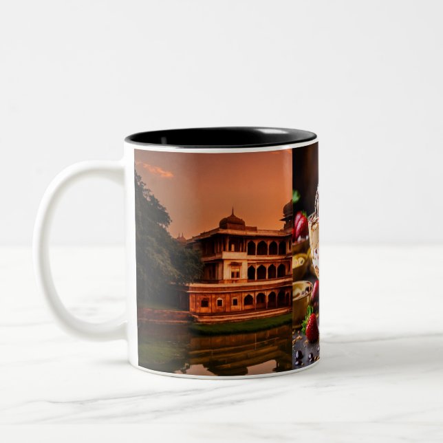 De Café Em Dois Tons Caneca (Esquerda)