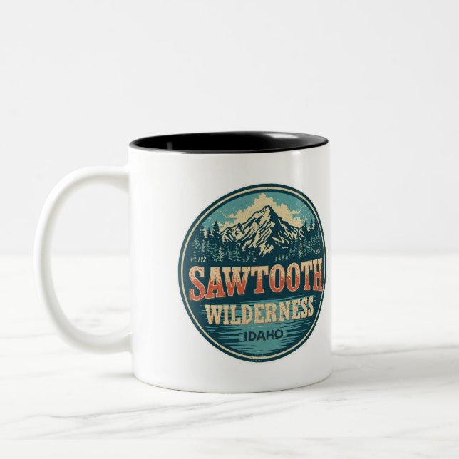 De Café Em Dois Tons Caneca (Esquerda)
