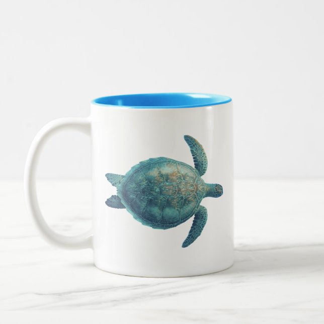 De Café Em Dois Tons Caneca (Esquerda)