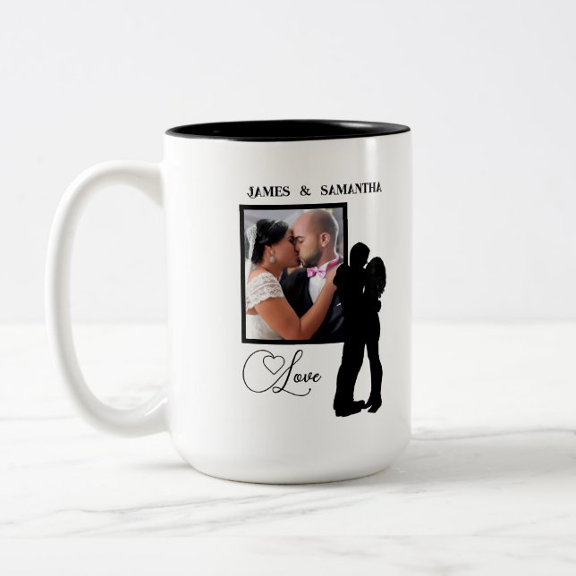 De Café Em Dois Tons caneca (Esquerda)