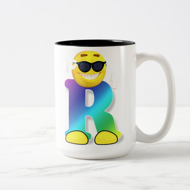 De Café Em Dois Tons Caneca (Direita)