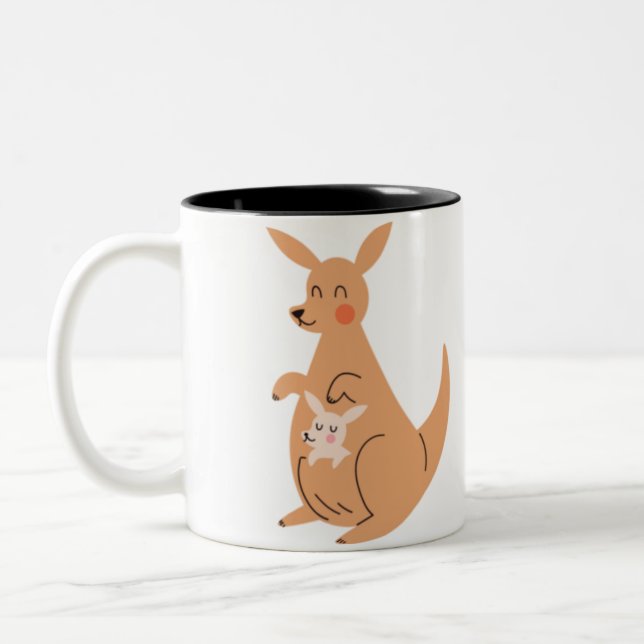 De Café Em Dois Tons caneca (Esquerda)