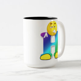 De Café Em Dois Tons Caneca
