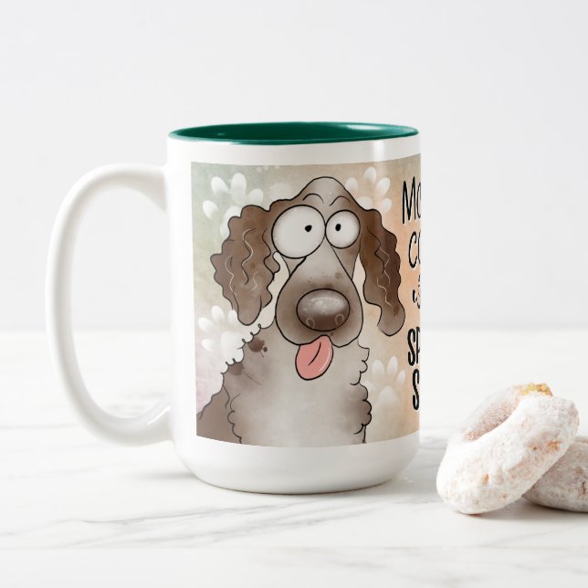 De Café Em Dois Tons Caneca (Com Donut)