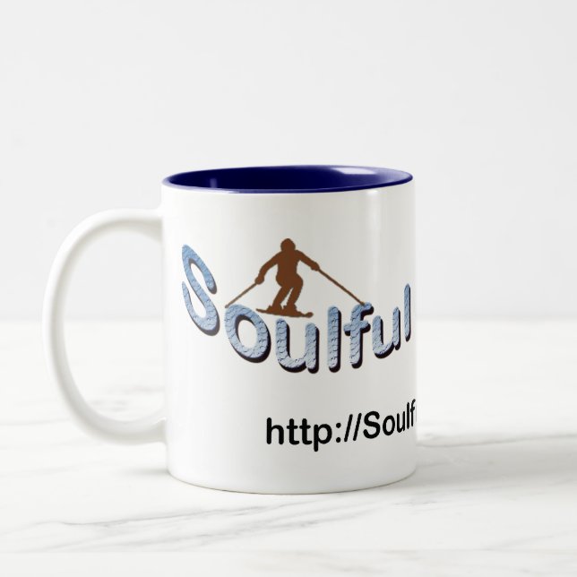 De Café Em Dois Tons Caneca (Esquerda)