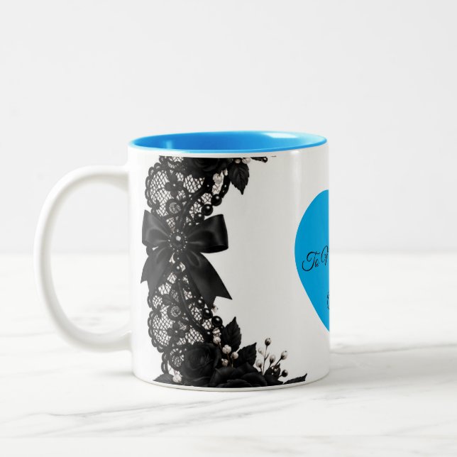 De Café Em Dois Tons Caneca (Esquerda)