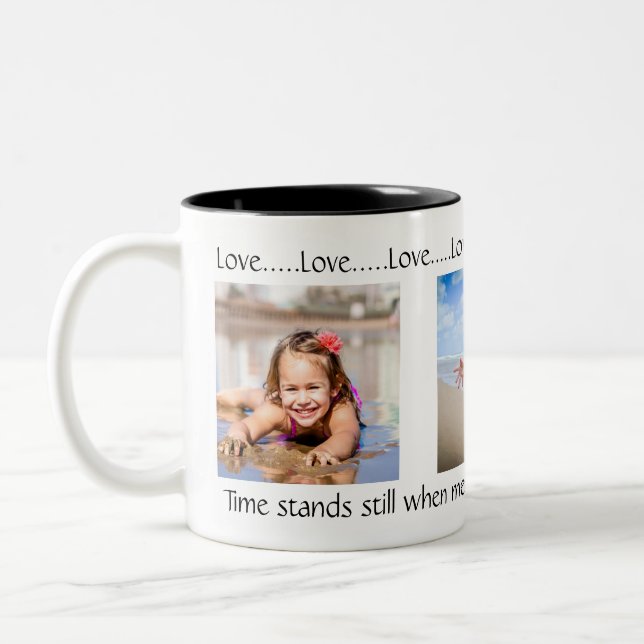 De Café Em Dois Tons caneca (Esquerda)