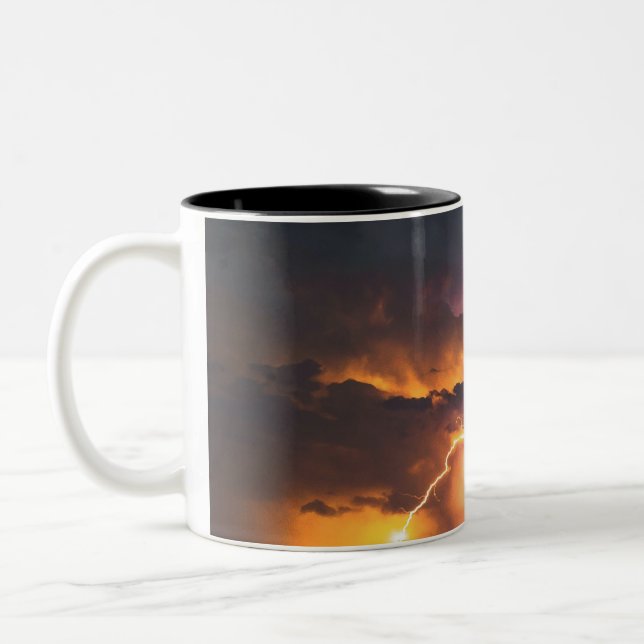 De Café Em Dois Tons Caneca (Esquerda)