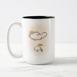 De Café Em Dois Tons Caneca