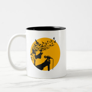 De Café Em Dois Tons Caneca