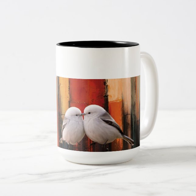 De Café Em Dois Tons Caneca (Frente Esquerda)