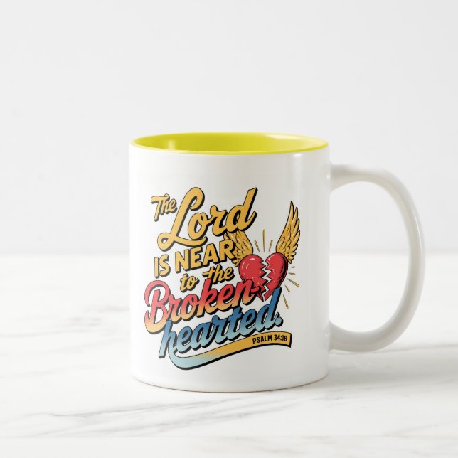 De Café Em Dois Tons Caneca (Direita)