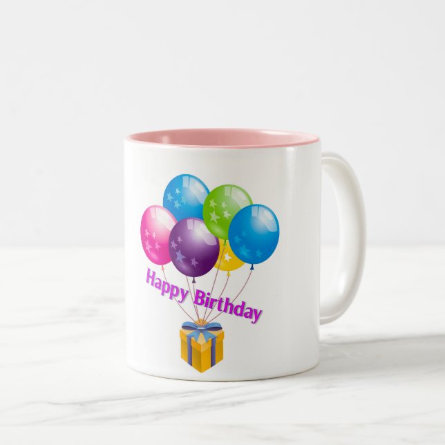 De Café Em Dois Tons Caneca (Frente Esquerda)