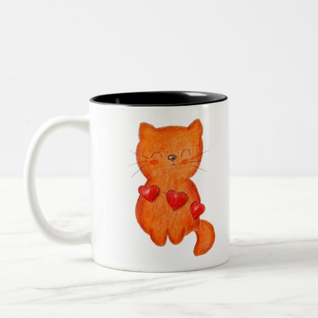 De Café Em Dois Tons Caneca (Esquerda)