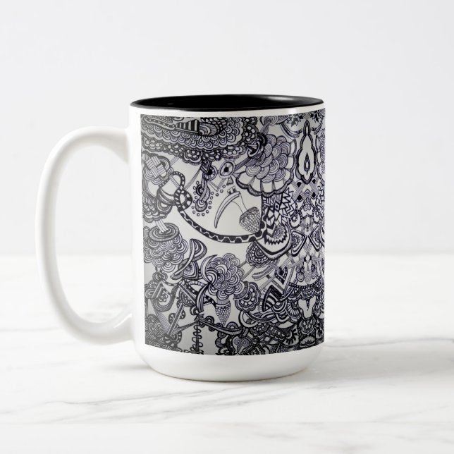 De Café Em Dois Tons Caneca - 006 (Esquerda)