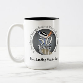 De Café Em Dois Tons Caneca (15 onças): o dois-tom, pássaro/inverte