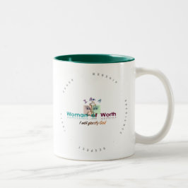 De Café Em Dois Tons Caneca 15oz do wow (verde)