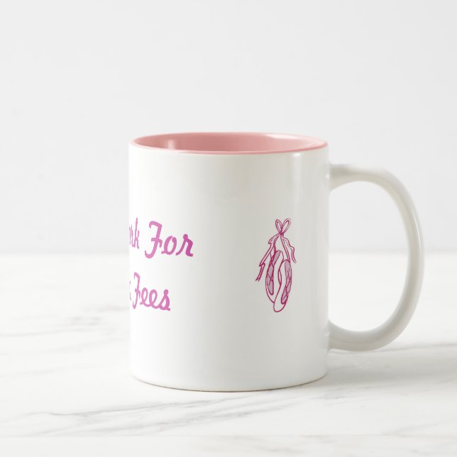 De Café Em Dois Tons Caneca #1 da mamã da dança (Direita)