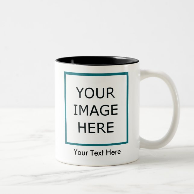 De Café Em Dois Tons Caneca 1 do Dois-Tom (Direita)