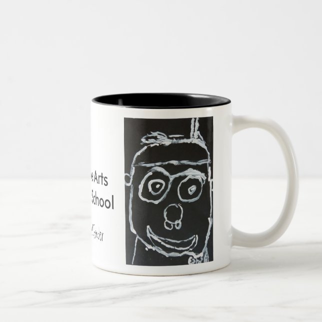 De Café Em Dois Tons caneca 1-Ezra (Direita)