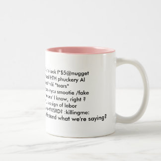 De Café Em Dois Tons Caneca 2 dos provérbios -