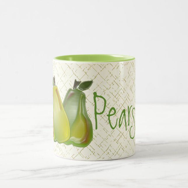 De Café Em Dois Tons Caneca 3D Pears (WC) (Centro)