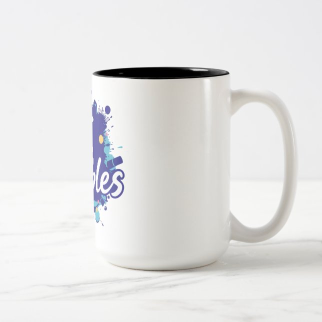 De Café Em Dois Tons Caneca - 443ml (Direita)