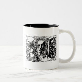De Café Em Dois Tons Caneca A moça e o Tempo