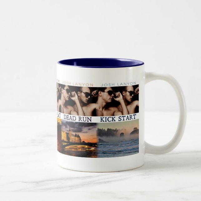 De Café Em Dois Tons Caneca à terra perigosa da série (Direita)