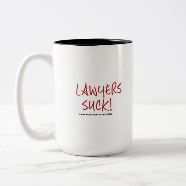 De Café Em Dois Tons Caneca Advogados são ruins (Esquerda)