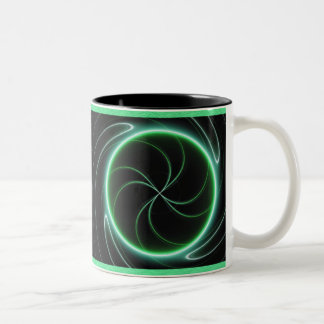 De Café Em Dois Tons Caneca afortunada da energia