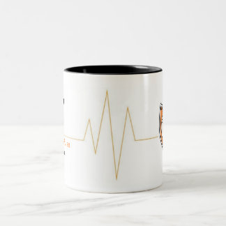 De Café Em Dois Tons Caneca alaranjada #7 do pulso