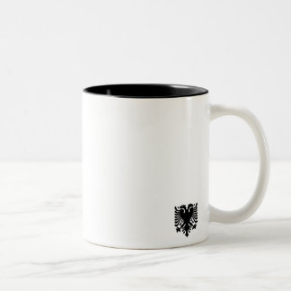 De Café Em Dois Tons Caneca albanesa simples