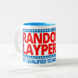 De Café Em Dois Tons Caneca aleatória do Layperson